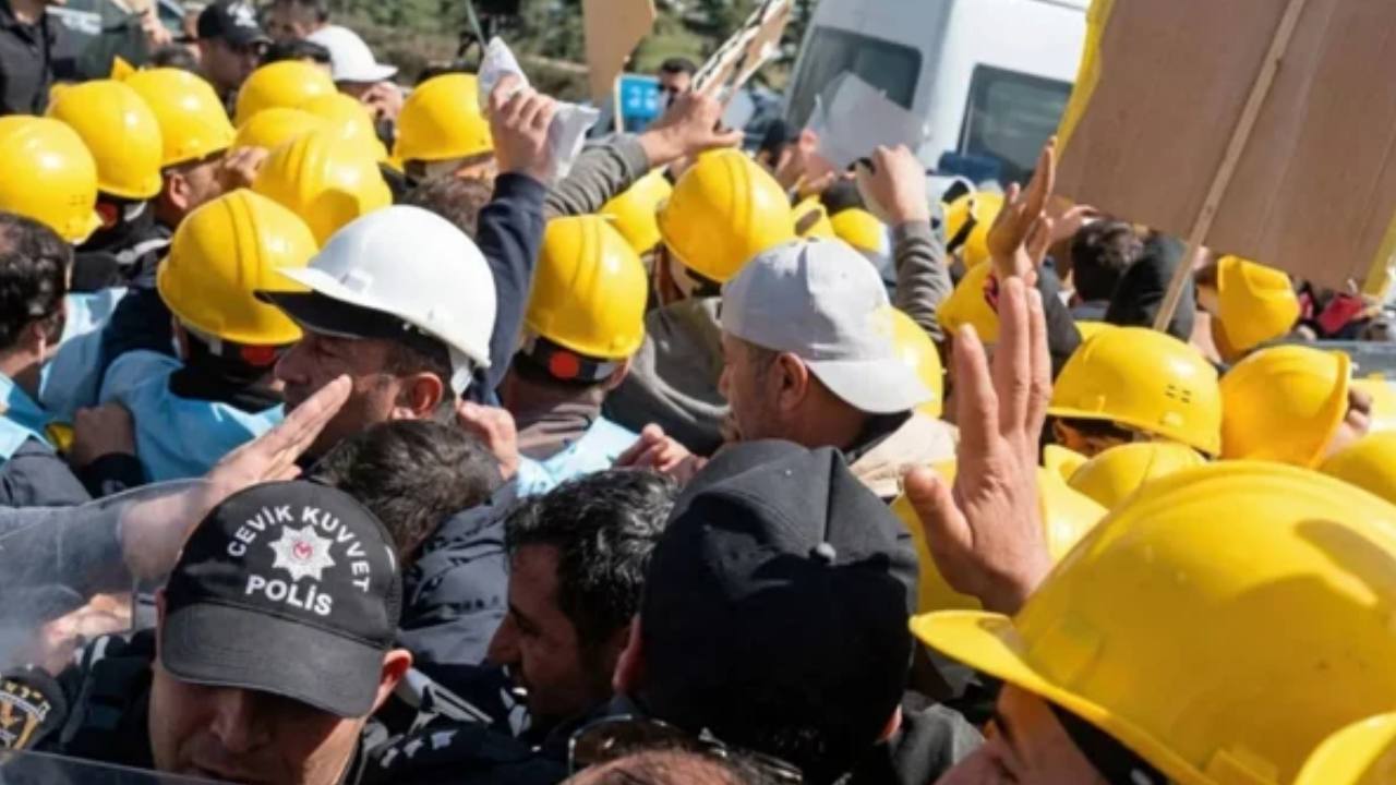 Bakanlık Önünde Gözaltına Alınan 110 Madenci Serbest Bırakıldı