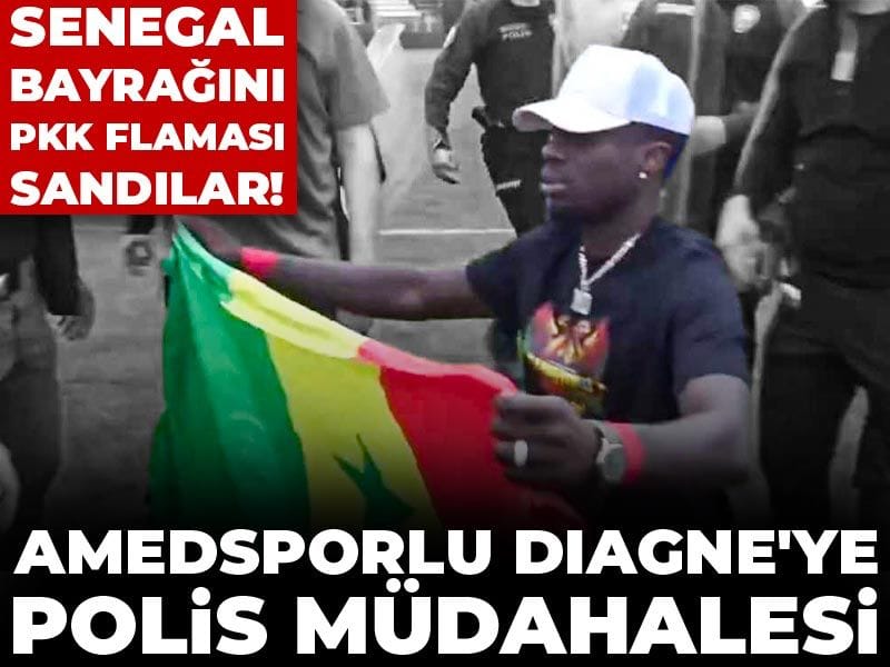 Amedsporlu Diagne’nin Senegal Bayrağına Polis Müdahalesi: Yanlış Anlaşılma Ortaya Çıktı