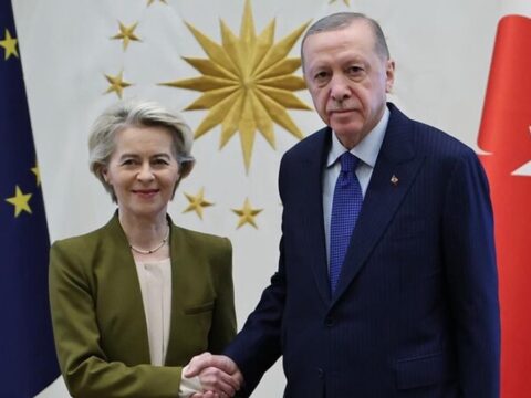 Cumhurbaşkanı Erdoğan ile AB Komisyonu Başkanı Leyen Arasında Görüşme Gerçekleşti