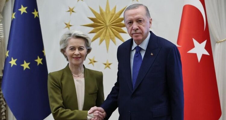 Cumhurbaşkanı Erdoğan ile AB Komisyonu Başkanı Leyen Arasında Görüşme Gerçekleşti