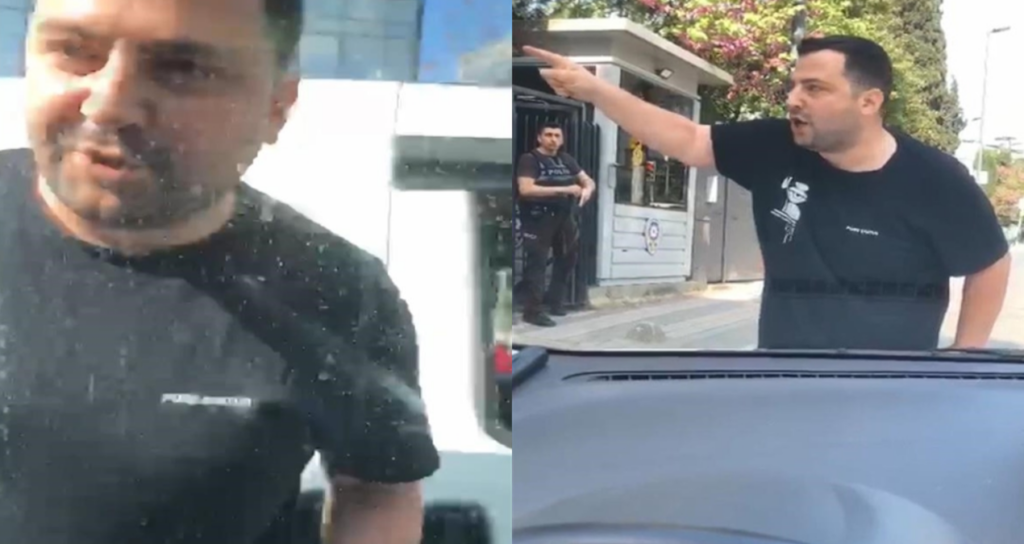 Trafik Kavgasında Camı Yumrukladı, “Karakola Gel!” Dedi